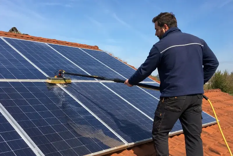Nettoyage et entretien de panneaux solaires à Seilh